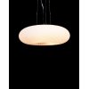 Стеклянный подвесной светильник Monarte LDP 1105-480 белый Lumina Deco