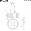 Стеклянный подвесной светильник Delight SL1516.303.08 цилиндр белый ST Luce