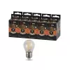 Лампочка светодиодная филаментная  F-LED P45-9w-827-E27 ЭРА