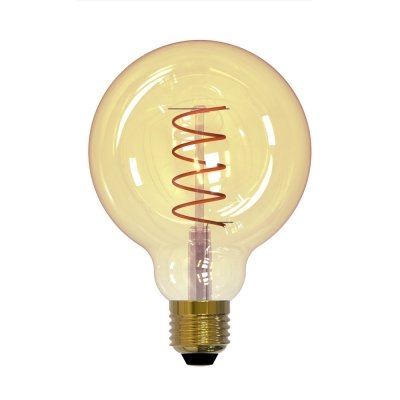Лампочка светодиодная  LED-G95-4W/GOLDEN/E27/CW GLV21GO Uniel