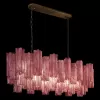 Стеклянная подвесная люстра Murano 10580/1000R Pink Loft It