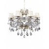 Подвесная люстра Bianca LDP 66251-8 конус белая Lumina Deco