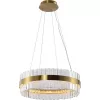 Стеклянная подвесная люстра Gwinnett 6193-201 прозрачная цилиндр Rivoli