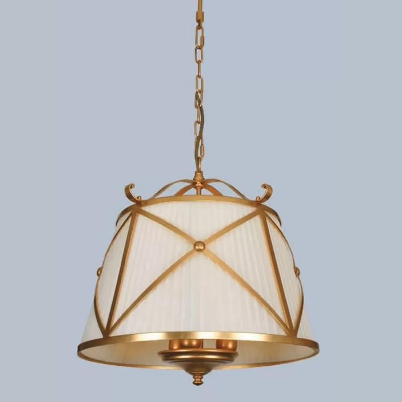 Подвесная люстра Torino L57705.08 конус бежевая L'Arte Luce Подвесная люстра Torino L57705.08 конус бежевая L'Arte Luce