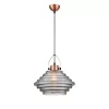 Стеклянный подвесной светильник Genio VL5402P21 серый Vele Luce