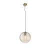 Стеклянный подвесной светильник Barillo SL1051.303.01 прозрачный форма шар ST Luce