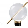 Стеклянный интерьерная настольная лампа Noel APL.651.04.06 прозрачный форма шар Aployt