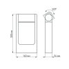 Наземный светильник FRAME ROTARY 020397(1) Arlight