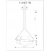 Стеклянный подвесной светильник Ancona V10457-1PL прозрачный