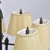 Подвесная люстра Виктория 401010908 конус бежевая Chiaro
