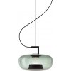 Стеклянный подвесной светильник 8871 8871P/C L black/light green DeLight Collection