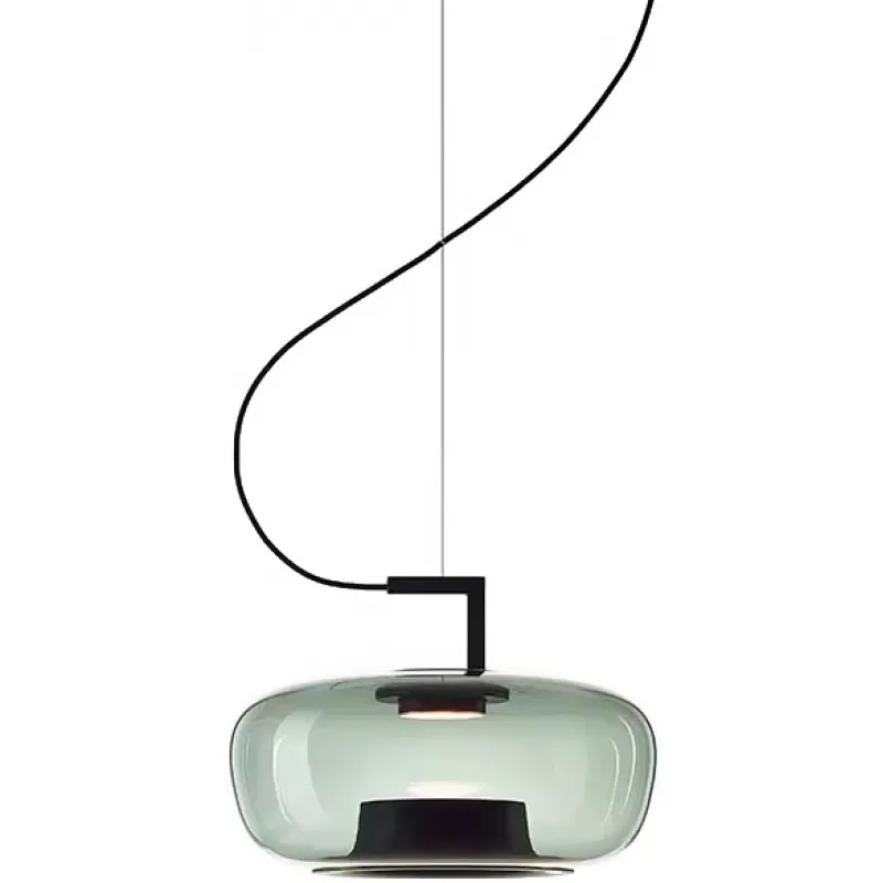 Стеклянный подвесной светильник 8871 8871P/C L black/light green DeLight Collection Стеклянный подвесной светильник 8871 8871P/C L black/light green DeLight Collection