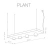 Подвесной светильник Plant 9382 белый Nowodvorski