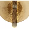 Стеклянный настенный светильник Wasi SL6141.311.01 цвет янтарь круглый ST Luce