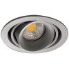 Точечный светильник Lumme DL18615/01WW-R Silver Grey/Black серый