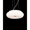 Стеклянный подвесной светильник Biante LDP 1104-480 белый Lumina Deco