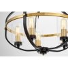 Подвесная люстра  LDP 1141-5 BK+MD прозрачная Lumina Deco