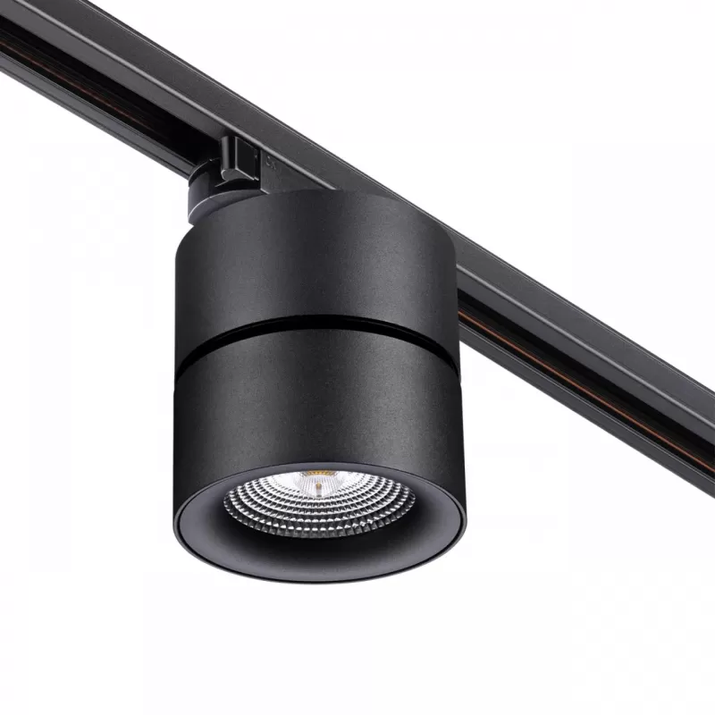 Трековый светильник Groda 358785 цилиндр черный Novotech Трековый светильник Groda 358785 цилиндр черный Novotech
