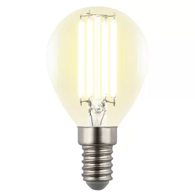 Лампочка светодиодная Яркая A++ LED-G45-4W/3000K/E14/CL GLY01TR Uniel