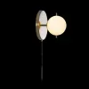 Стеклянное бра Signal 10029W Gold форма шар белое Loft It
