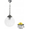Уличный светильник подвесной GLOBE 300 G30.120.000.BXF1R прозрачный форма шар Fumagalli