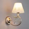 Бра Incanto 60069/1 серебро конус бежевое Eurosvet