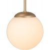 Стеклянный подвесной светильник  V3078-8/1PL белый форма шар Vitaluce