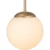 Стеклянный подвесной светильник  V3078-8/1PL белый форма шар Vitaluce