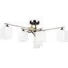 Стеклянная потолочная люстра Largo A4497PL-6AB белая Artelamp Стеклянная потолочная люстра Largo A4497PL-6AB белая Artelamp