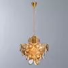Хрустальная подвесная люстра Chloe 7566/01 SP-8 прозрачная Divinare