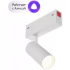 Трековый светильник SMART SPOT DK8010-WH цилиндр белый Denkirs