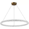 Стеклянный подвесной светильник Avana SL6110.223.01 круглый прозрачный ST Luce