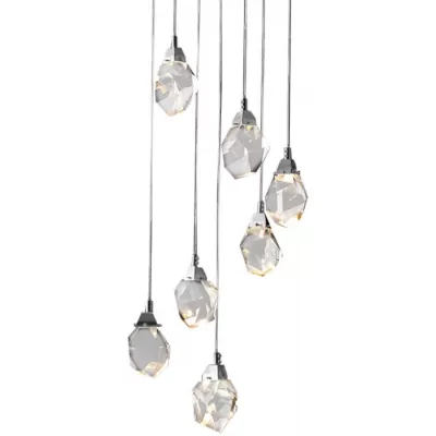 Подвесной светильник Crystal rock MD-020B-7 chrome DeLight Collection