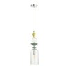 Стеклянный подвесной светильник Bizet 4893/1 цилиндр прозрачный Odeon Light