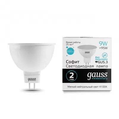 Лампочка светодиодная Elementary 13529 Gauss