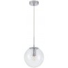 Стеклянный подвесной светильник Volare A1920SP-1CC форма шар прозрачный Artelamp