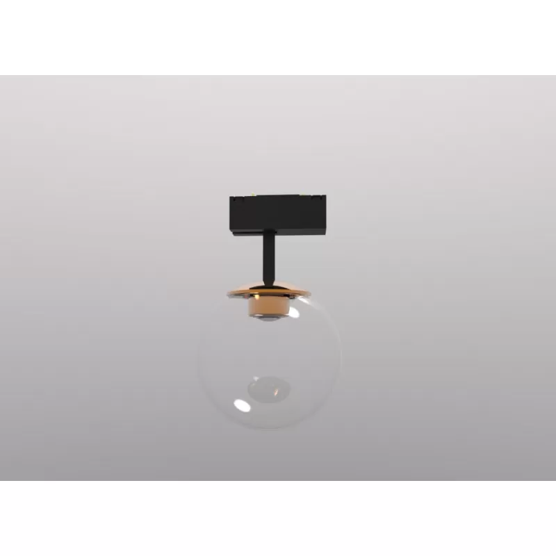 Стеклянный трековый светильник SY SY-601262-BZ-10-WW форма шар прозрачный SWG Стеклянный трековый светильник SY SY-601262-BZ-10-WW форма шар прозрачный SWG