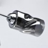 Стеклянная потолочная люстра Олимпия 638017306 цилиндр серая MW-Light