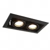 Точечный светильник Cardani Piccolo A5941PL-2BK черный Artelamp