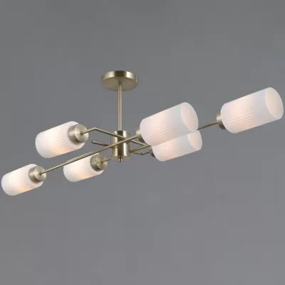 Стеклянная потолочная люстра  IL0737-6ASQ-25 AB NAPLES