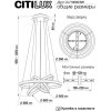 Подвесная люстра Дуэт CL719681 белая Citilux