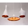 Подвесной светильник Foggi LDP 7712-3 PR WT конус белый Lumina Deco