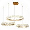 Стеклянный подвесной светильник MD-012 OMK8832-80+60+40 gold (D3339) прозрачный DeLight Collection