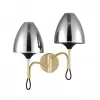 Стеклянное бра Oro 10038 VL5654W22 серое конус Vele Luce