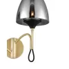 Стеклянное бра Oro 10038 VL5654W22 серое конус Vele Luce