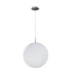 Стеклянный подвесной светильник  CL941301 форма шар белый Citilux
