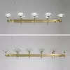 Стеклянная подвесная люстра  LOTOS-LONG01 прозрачная ImperiumLoft