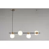Стеклянный подвесной светильник Nembro OML-59503-04 белый форма шар Omnilux