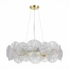 Стеклянная подвесная люстра Flero SL1657.203.08 прозрачная ST Luce