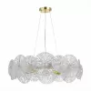 Стеклянная подвесная люстра Flero SL1657.203.08 прозрачная ST Luce